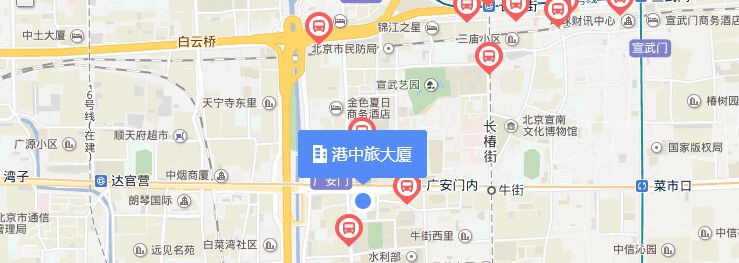 港中旅大厦地图